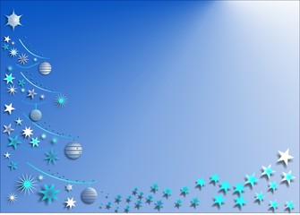 Weihnachtsbaum und Sterne