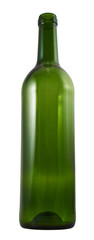 Glass bottle isolated