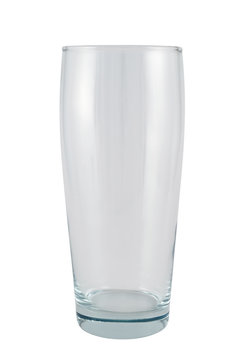 Tall glass isolated