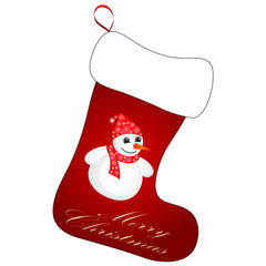 Cute Christmas Socks set - vector cartoon Illustration