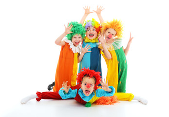 Funny clowns