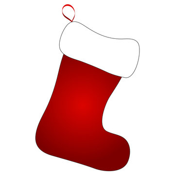 Cute Christmas Socks set - vector cartoon Illustration