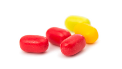 Colourfull candies isolated