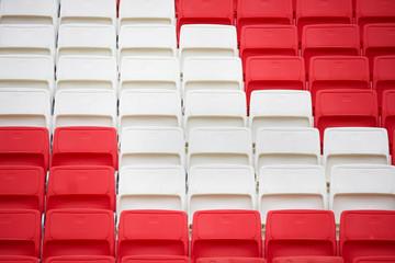 Obraz premium chairs in the stadium