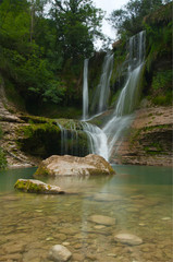 Obraz premium Waterfall in forest