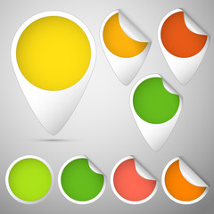 tag collection curled autumn