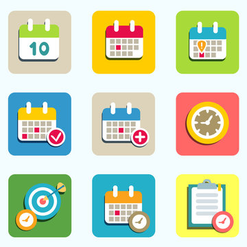 calendar and event icons