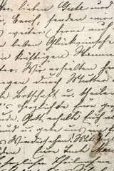 vintage handwriting with a text in undefined language