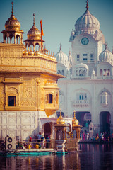 Sikh gurdwara Golden Temple. Amritsar, Punjab, India