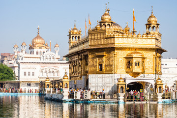 Sikh gurdwara Golden Temple. Amritsar, Punjab, India