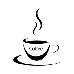 Tasse Coffee Schwarz