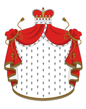 Heraldic Royal Mantle