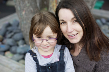 Obraz premium Mother and daughter.