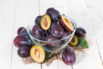 Bowl with Plums
