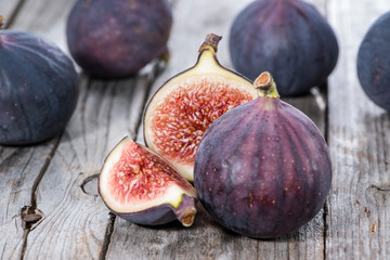 Portion of fresh Figs