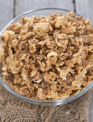 Portion of Fried Onions