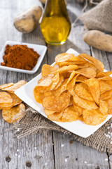 Heap of Paprika Potato Chips