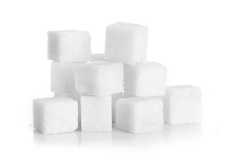 Studio photography of a lump sugar