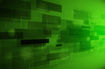abstract dark green technology background