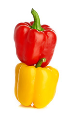 Red and yellow sweet pepper