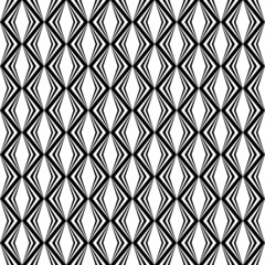 Design seamless monochrome diamond pattern