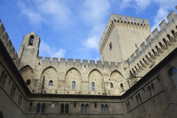 Papal Palace in Avignon, France