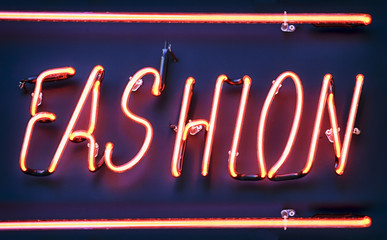 neon sign for fashion
