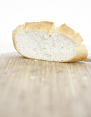 Traditional bread, loaf of bread homemade.