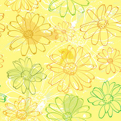 Calendula Pattern.
