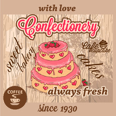 confectionery dessert menu