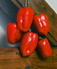 bunch of red pepper