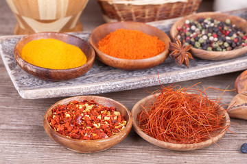 different  spices