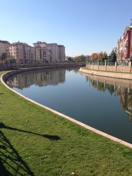 Porsuk River in Eskisehir Turkey