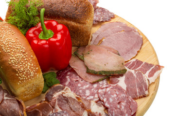 Sausages assortment