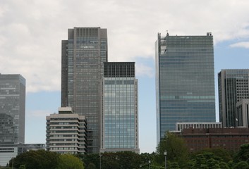 Fototapeta premium Tokyo office building