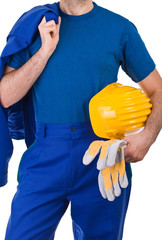 Blue collar worker.