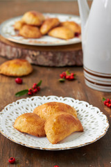 Cornish  pasties with   apples