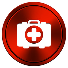 Fototapeta premium Medical bag icon