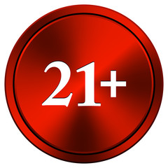 Obraz premium 21 plus icon