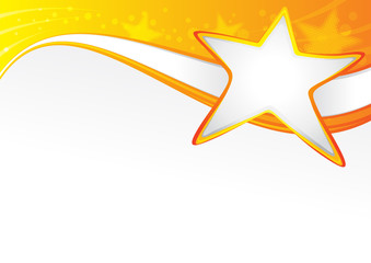 Obraz premium Tło z gwiazdą w żywych kolorach