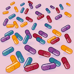 Viele bunte Pillen