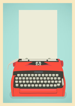 Retro Typewriter Background