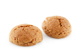 Typical Dutch candy (pepernoten) in closeup