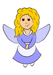 lustiger Weihnachtsengel