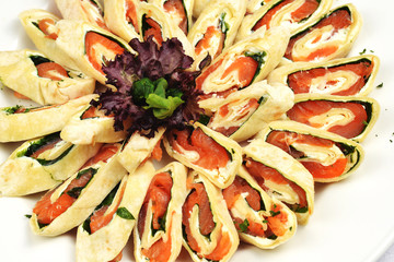 salmon in puff pastry