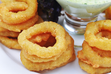Fried onion rings