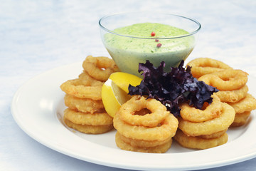 Fried onion rings