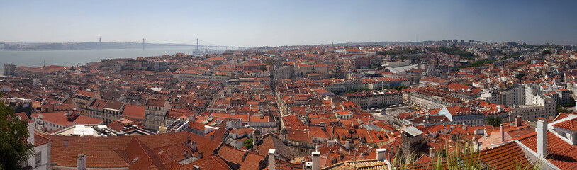 Fototapeta na wymiar Paisagem panorâmica de Lisboa