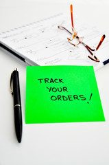 Tracking orders