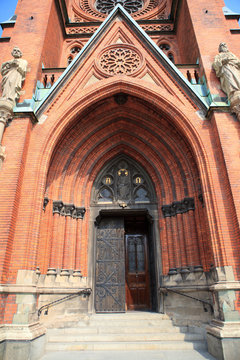 St. Johannes Church in central Stockholm - main entrance